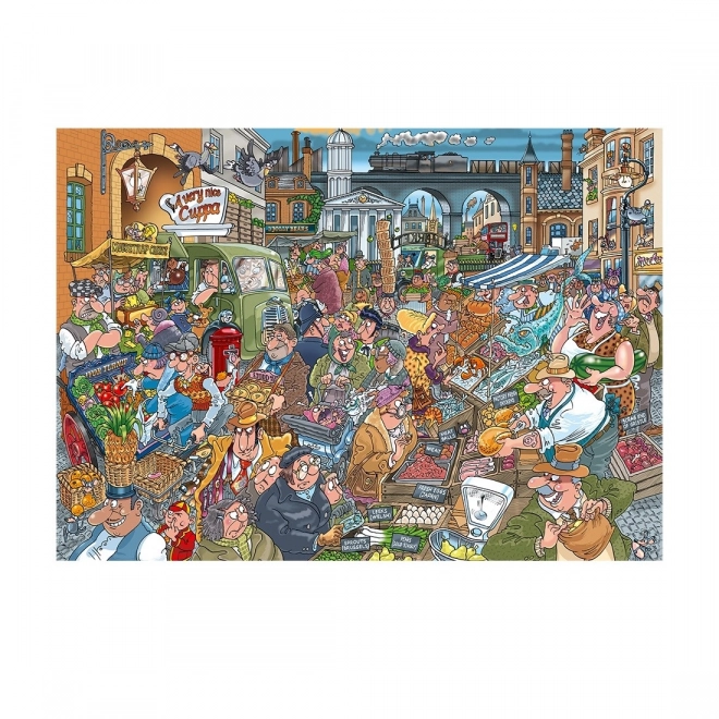 Puzzle 1000 prvků Wasgij Davy na tržišti