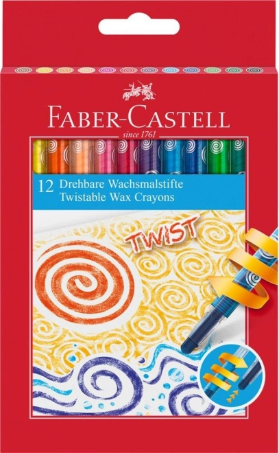 Faber-Castell Voskovky Twist 12barev