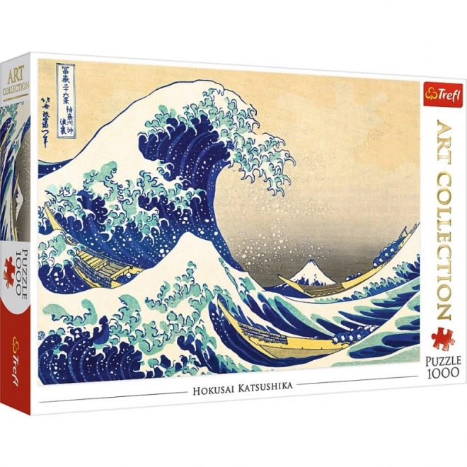 Puzzle 1000 prvků Art Collection Velká vlna v Kanagawě