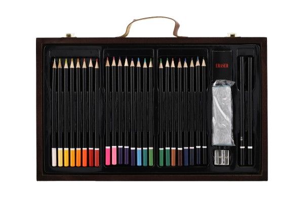 Sada na malování Art box v dřevěném kufříku - 79 kusů