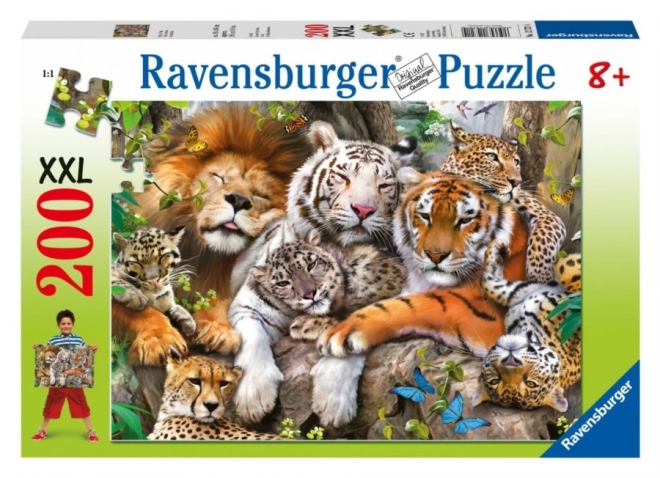 Puzzle Velké kočky 200 dílků