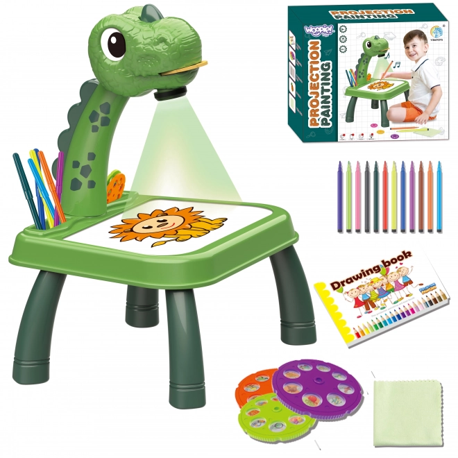 Kreslící tabule a projektor Dinosaur WOOPIE