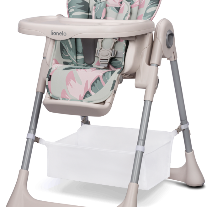 LIONELO Jídelní židlička Zanna – Pink Bubblegum