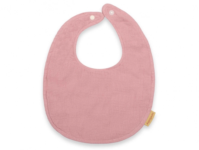Mušelínový bryndák New Baby růžový