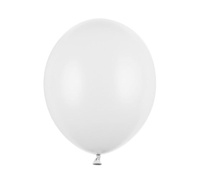 Bílé  balónky Strong Pastel Pure 30 cm - 100 kusů
