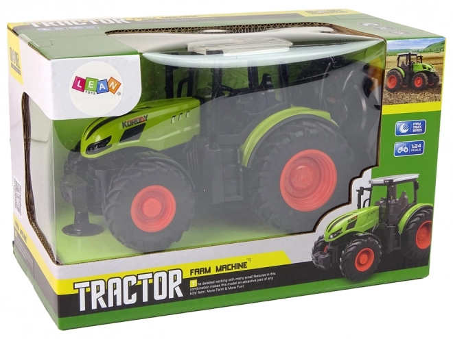 Traktor na dálkové ovládání 1:24 R/C Pilot 2,4 G zelený