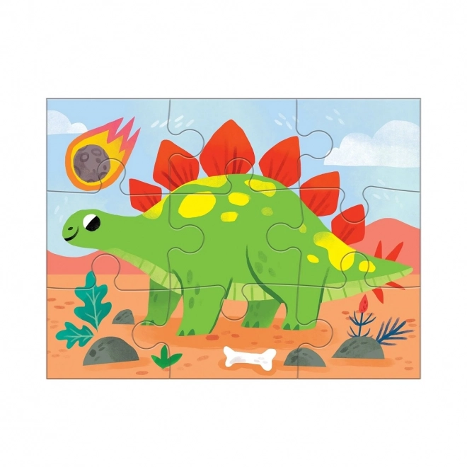 Mudpuppy Puzzle Dinosauři sada 4 v 1