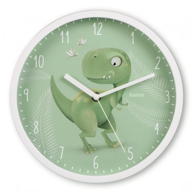 Dětské nástěnné hodiny Dino 25 cm