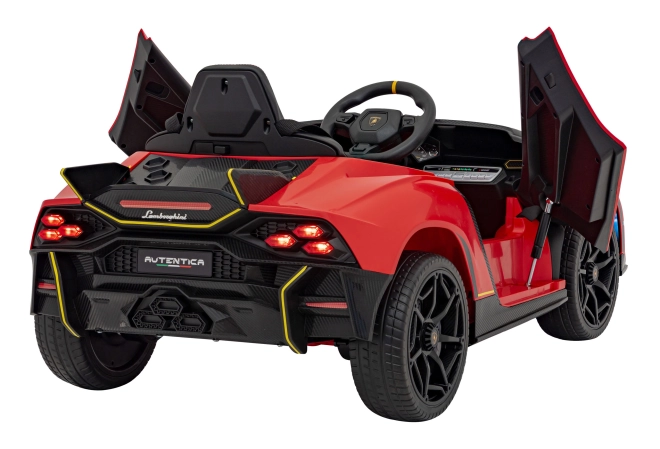 Dětský vůz Lamborghini Invencible červený