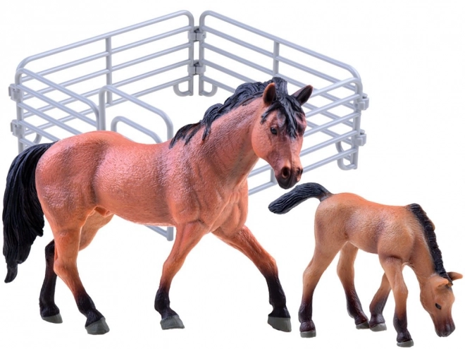 Sada figurek hříběte koně malované ZA3391 – D