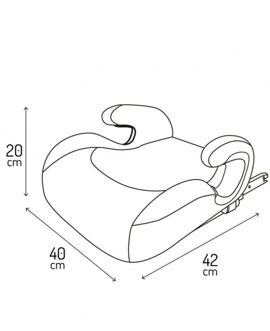 Podsedák MoMi VENKO Isofix I-Size šedý