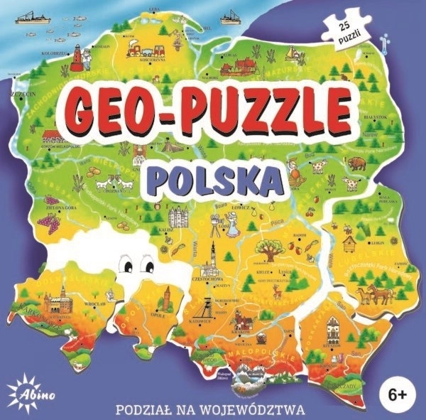 Puzzle Geo-Puzzle Polsko