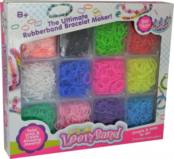 SPARKYS Gumičky Loom Bands 2400 ks