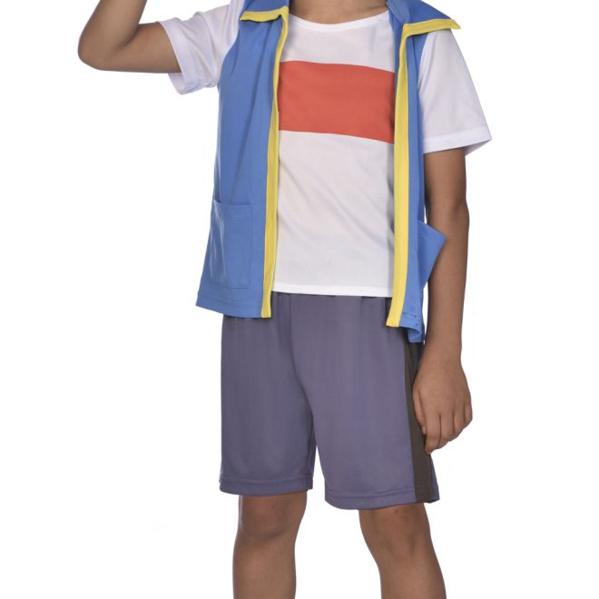 Dětský kostým Pokemon Ash 6-8 let