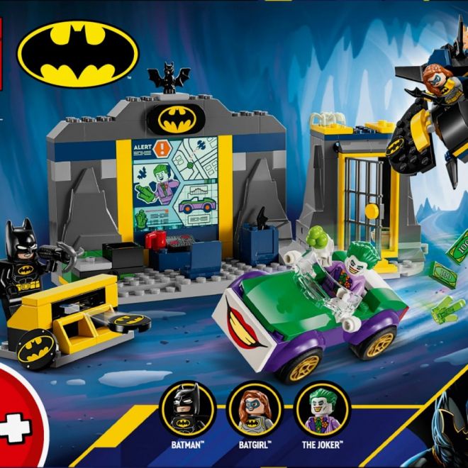 Super Heroes kostky 76272 Batmanova jeskyně s Batmanem, Batgirl a Jokerem