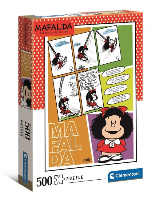 Puzzle Mafalda na houpačce 500 dílků