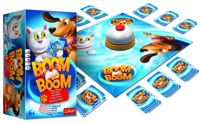 Dynamická rodinná hra Boom Boom Psi a kočky