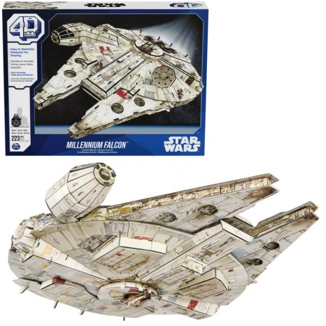 Fdp 4d puzzle star wars loĎ millenium falcon