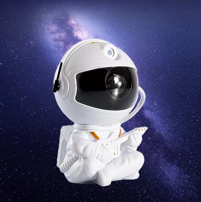 Bílý projektor Astronaut s kytarou