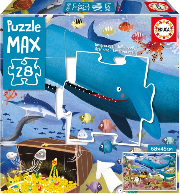 EDUCA Puzzle Podvodní svět 28 dílků