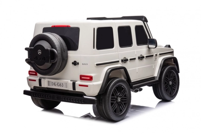 Mercedes G63 XXL White 4x4 Auto na baterie