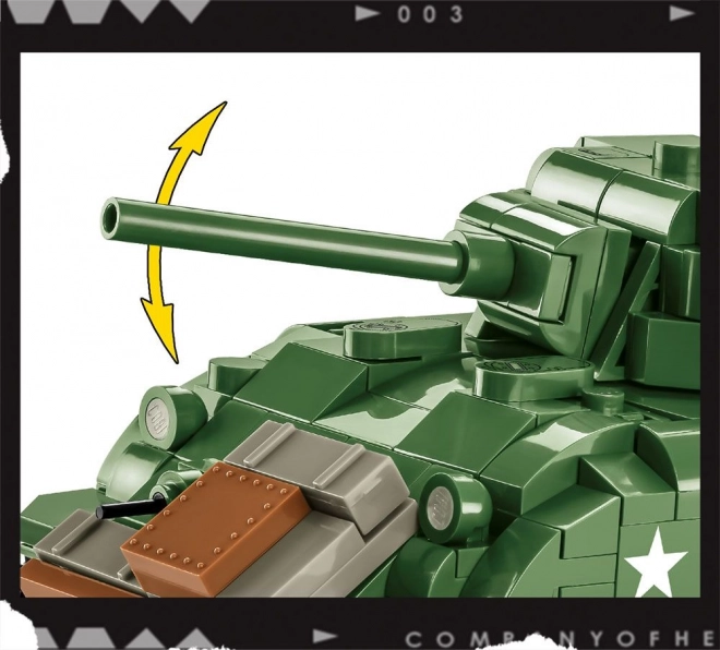 COBI 3044 COH Sherman M4A1, 1:35, 615 k, 1 f