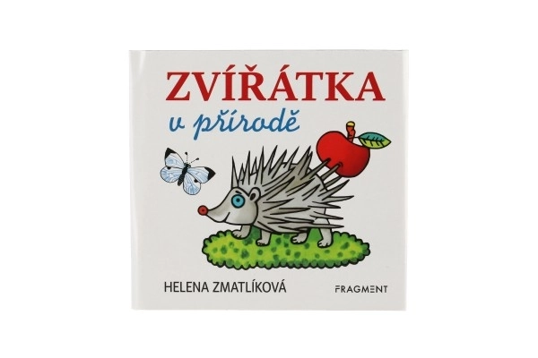 Knížka leporelo CZ text Zvířátka v přírodě 11x10cm 12m+