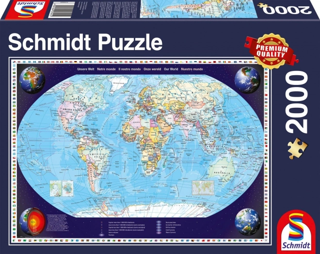 SCHMIDT Puzzle Náš svět 2000 dílků