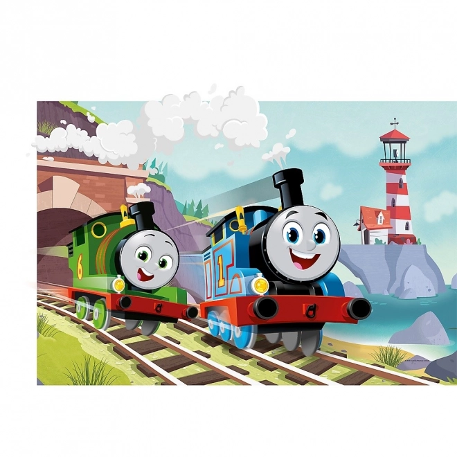 Puzzle 24 Maxi Tom a Percy na kolejích Tomáš a přátelé