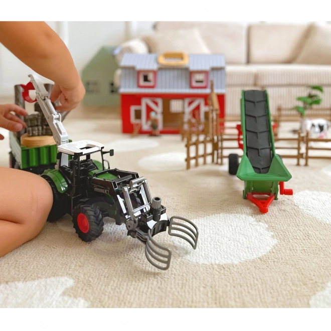 Sada zemědělských strojů traktor mini farma WOOPIE
