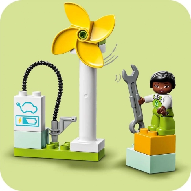LEGO® DUPLO® 10985 Větrná turbína a elektromobil