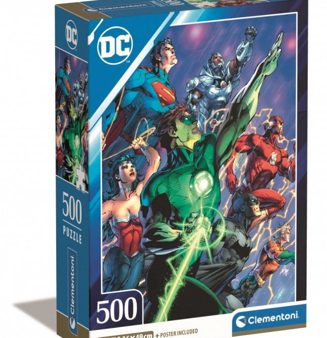 Puzzle 500 prvků Compact DC Comics Justice League