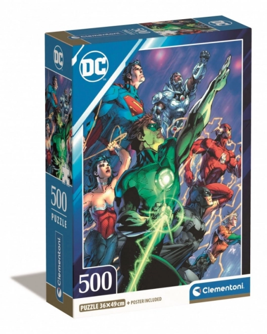 Puzzle 500 prvků Compact DC Comics Justice League