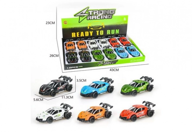 Závodní auto 11,5 cm