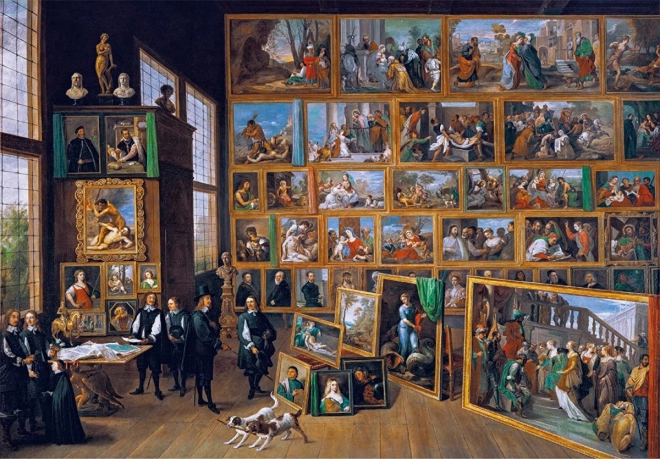Puzzle 2000 prvků Muzeum Teniers Arcivévoda Leopold Wilhelm