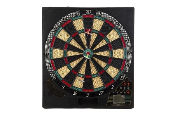 Elektronický terč digitální plast 42cm + 6 šipek na baterie v krabici 44x44x4xcm