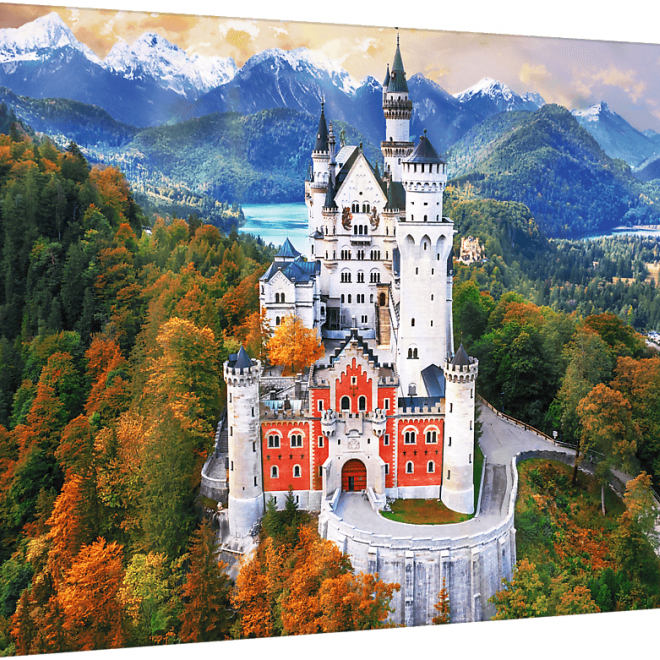 TREFL Puzzle Premium Plus Photo Odyssey: Zámek Neuschwanstein 1000 dílků