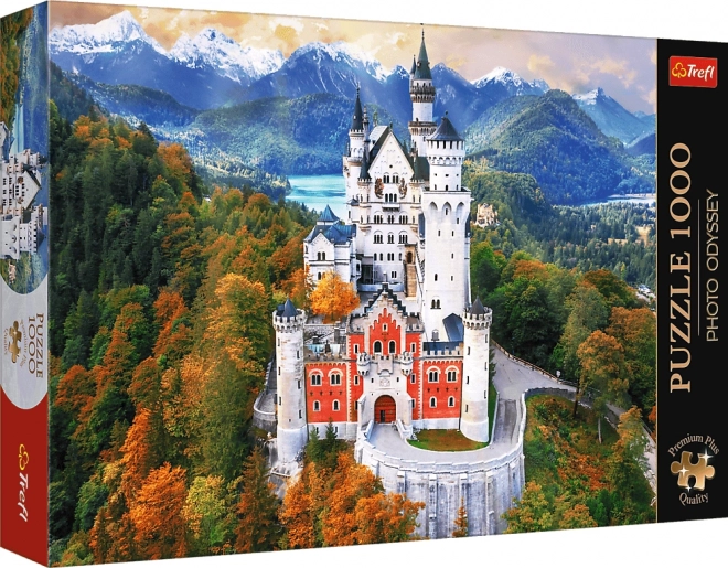 TREFL Puzzle Premium Plus Photo Odyssey: Zámek Neuschwanstein 1000 dílků