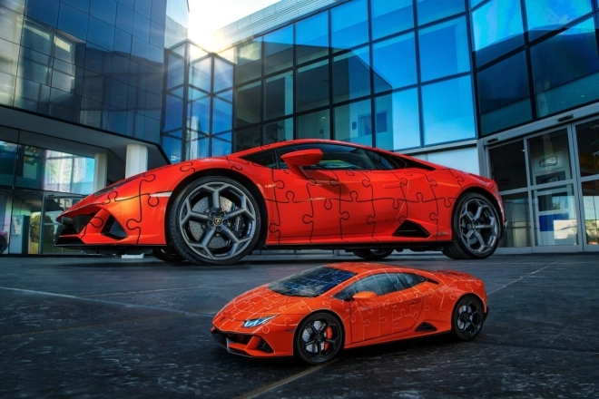 RAVENSBURGER 3D puzzle Lamborghini Huracán Evo zelené 156 dílků