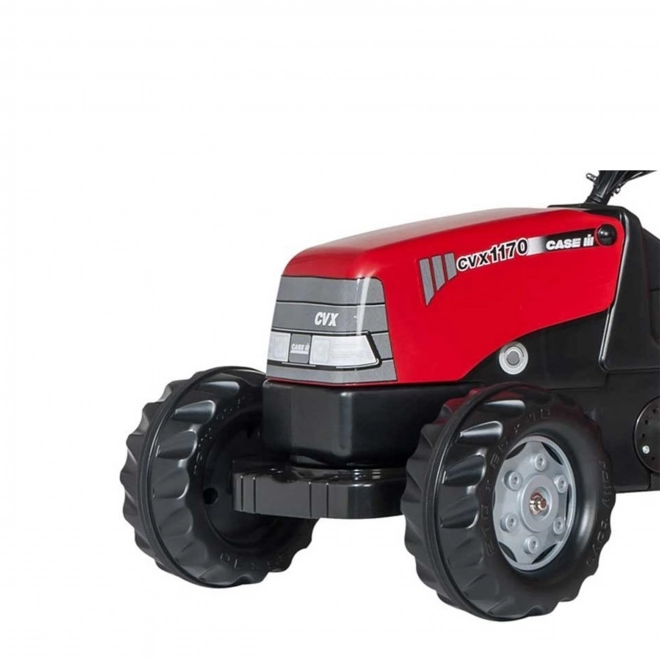 Dětský pedálový traktor s přívěsem Case Červený