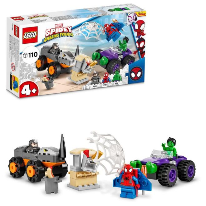 LEGO Spider-Man 10782 Hulk vs. Rhino – souboj džípů