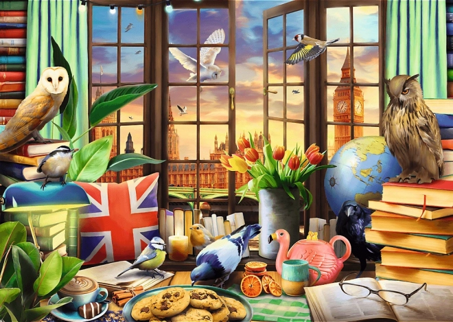 TREFL Puzzle Premium Plus Tea Time: Vše britské 1000 dílků