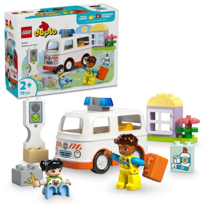 LEGO Duplo Městečko Ambulance s řidičem