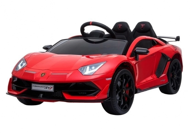 Lamborghini Aventador Červené auto na baterie