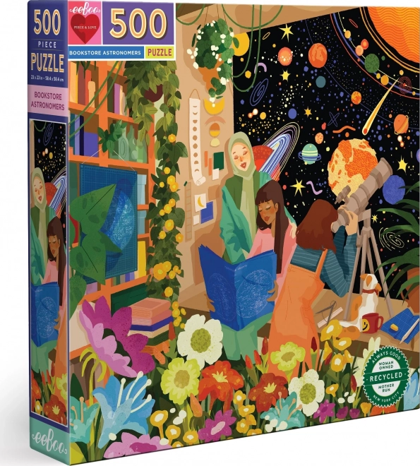 EEBOO Čtvercové puzzle Hvězdářky 500 dílků