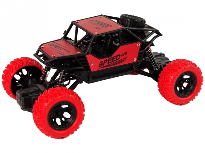 Dálkově ovládaný terénní R/C 1:18 Červený