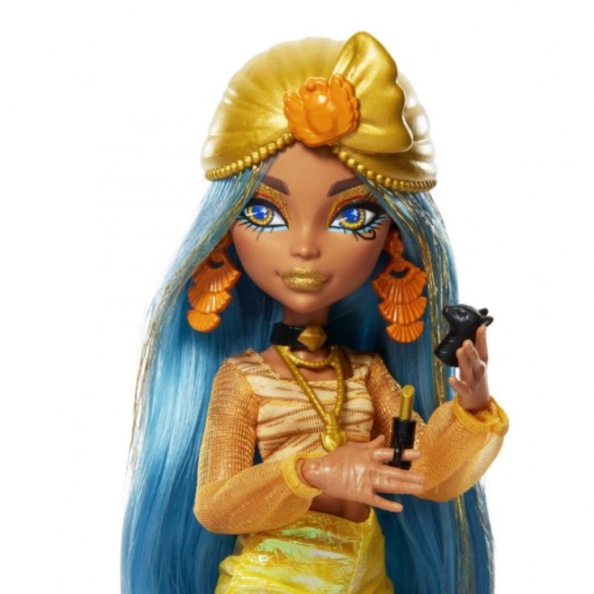 Loutka Monster High Strašidelná tajemství série 2 zářivá Cleo De Nile