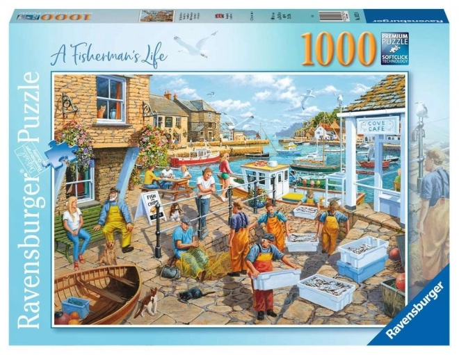 Ravensburger puzzle Rybářův život 1000 dílků