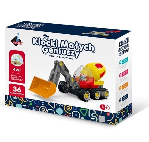 Konstrukční kostky 4v1 36 kusů