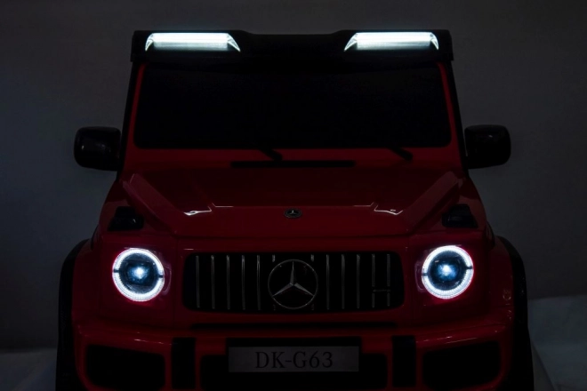 Mercedes G63 XXL Červená 4x4 Auto na baterie